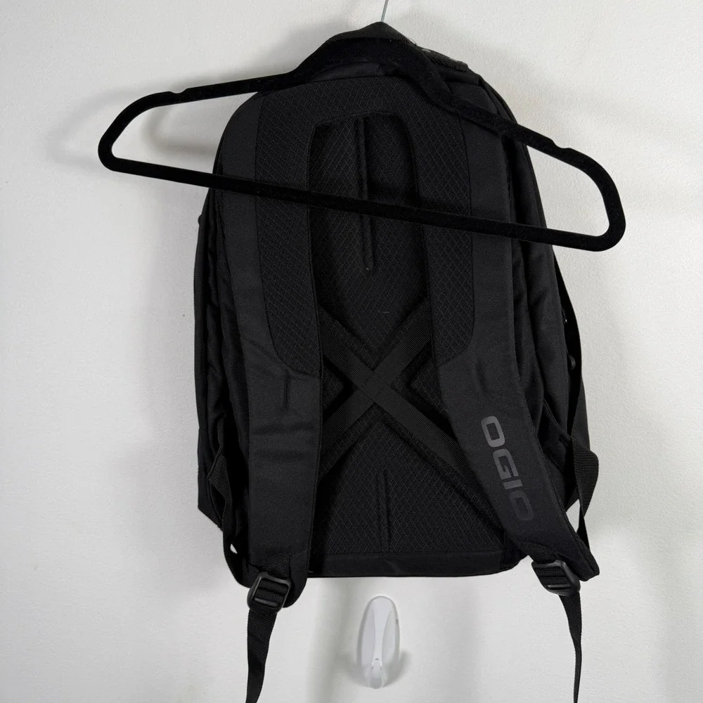 OGIO Downtown Backpack Nylon Bag Black Professional Tech Commuter School Office
